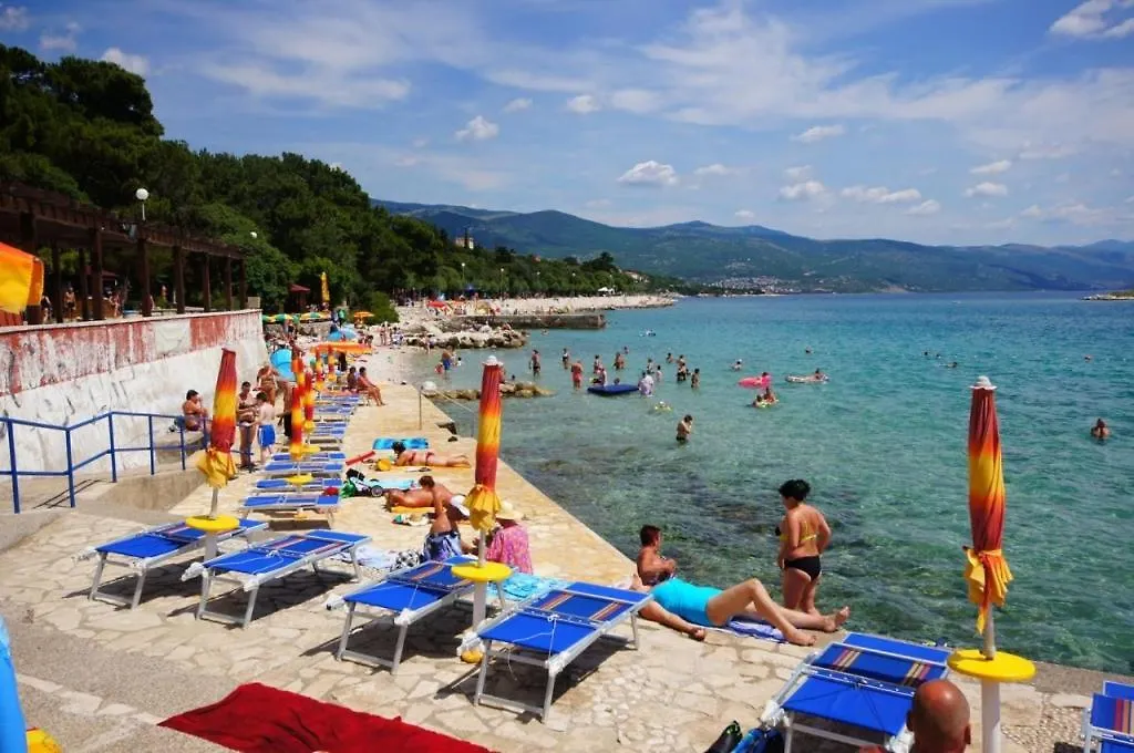 Apartment In Novi Vinodolski With Sea View, Terrace, Air Conditioning, Wi-Fi 0*,